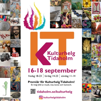 Kulturhelg Tidaholm 16-18 sept
